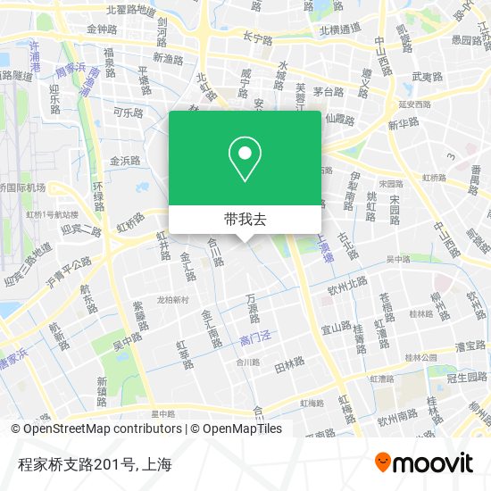 程家桥支路201号地图