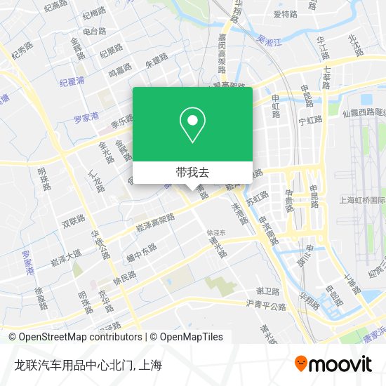龙联汽车用品中心北门地图