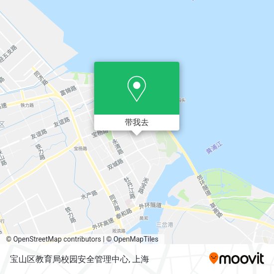 宝山区教育局校园安全管理中心地图