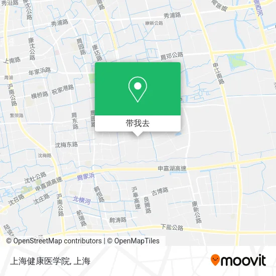 上海健康医学院地图