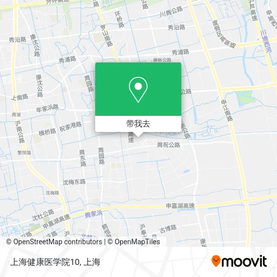 上海健康医学院10地图