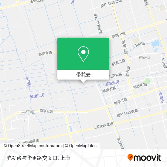 沪发路与华更路交叉口地图
