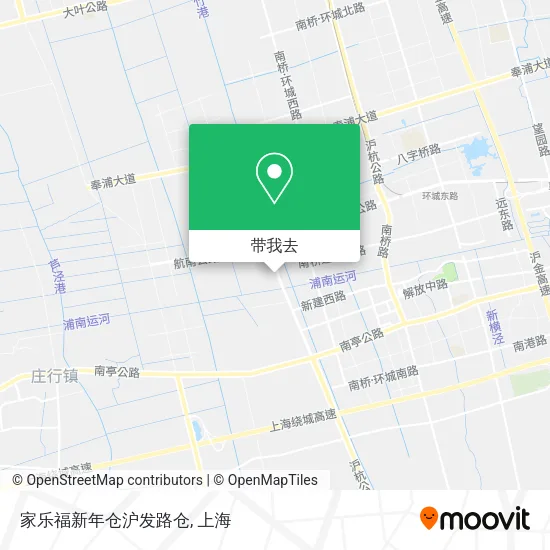 家乐福新年仓沪发路仓地图