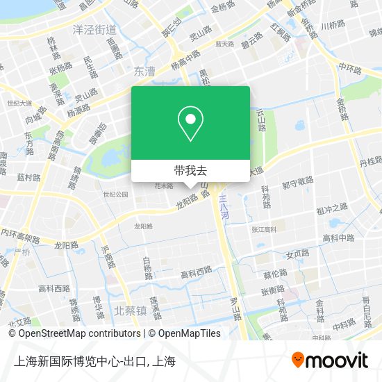上海新国际博览中心-出口地图