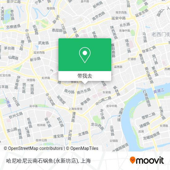 哈尼哈尼云南石锅鱼(永新坊店)地图