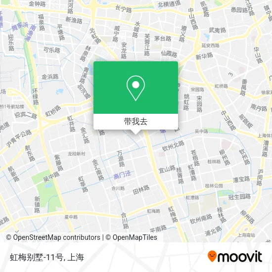 虹梅别墅-11号地图