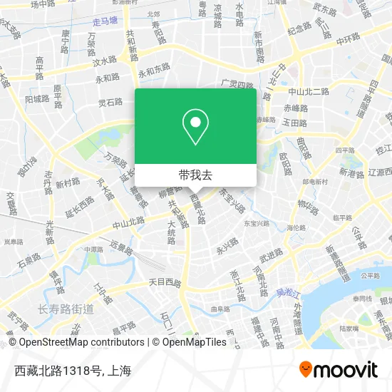西藏北路1318号地图