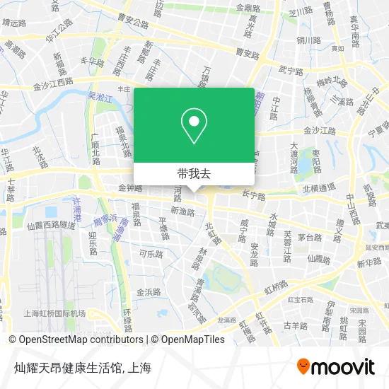 灿耀天昂健康生活馆地图
