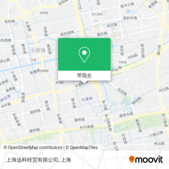上海远科经贸有限公司地图