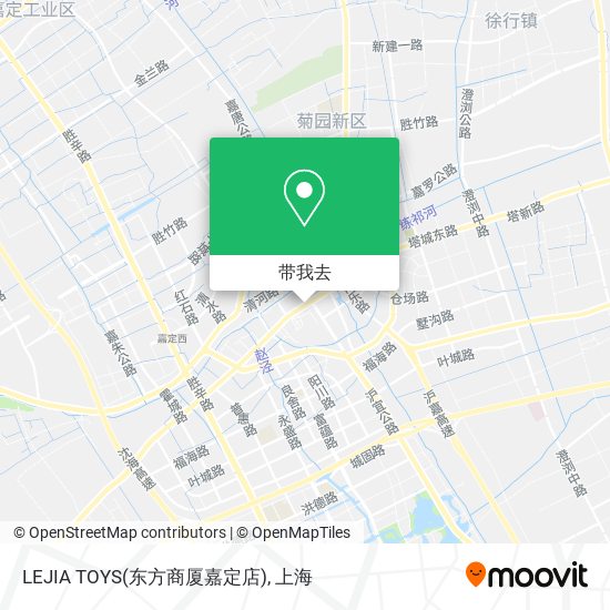 LEJIA TOYS(东方商厦嘉定店)地图