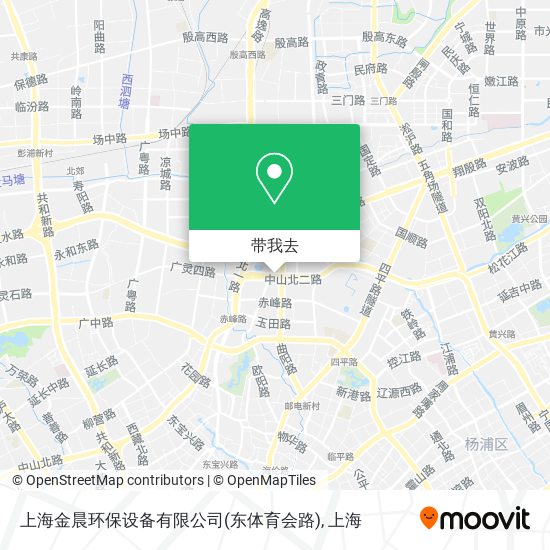 上海金晨环保设备有限公司(东体育会路)地图