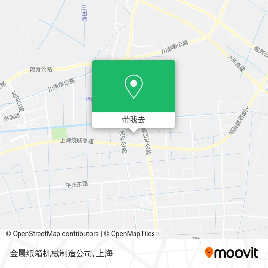 金晨纸箱机械制造公司地图