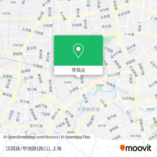 汉阴路/华池路(路口)地图