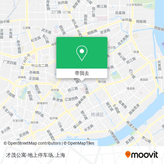 才茂公寓-地上停车场地图