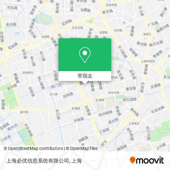 上海必优信息系统有限公司地图