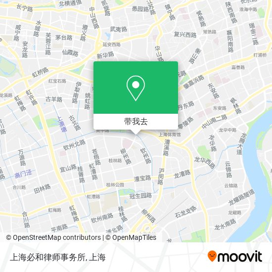 上海必和律师事务所地图
