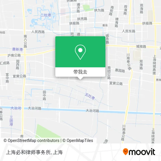 上海必和律师事务所地图