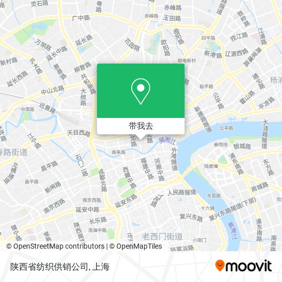 陕西省纺织供销公司地图