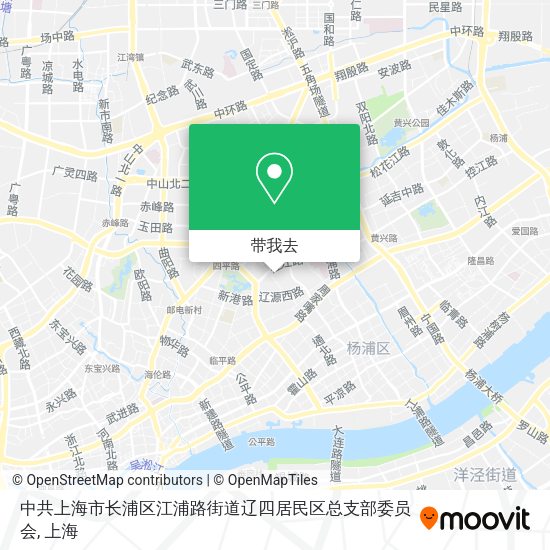 中共上海市长浦区江浦路街道辽四居民区总支部委员会地图
