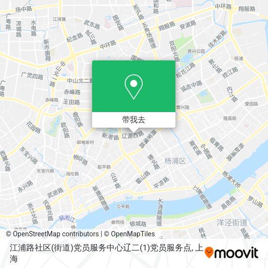 江浦路社区(街道)党员服务中心辽二(1)党员服务点地图