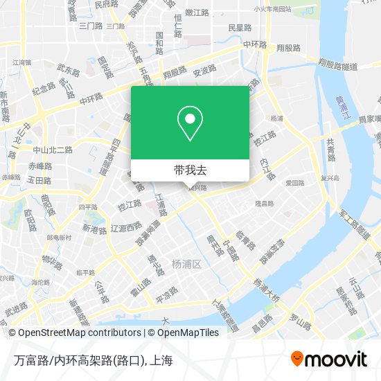 万富路/内环高架路(路口)地图