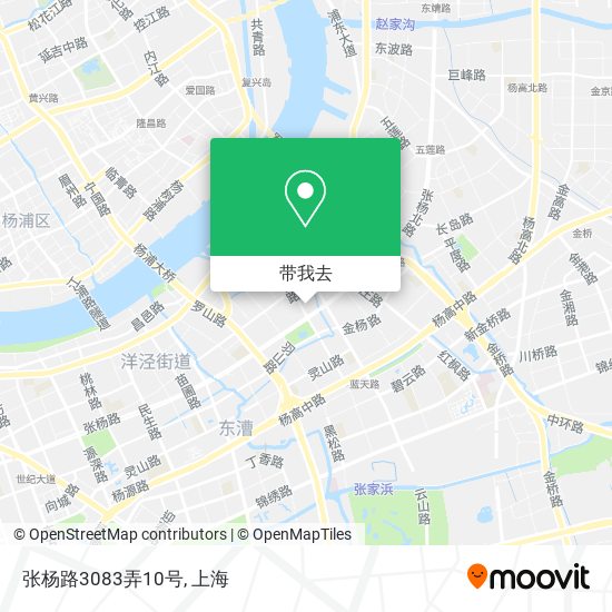 张杨路3083弄10号地图