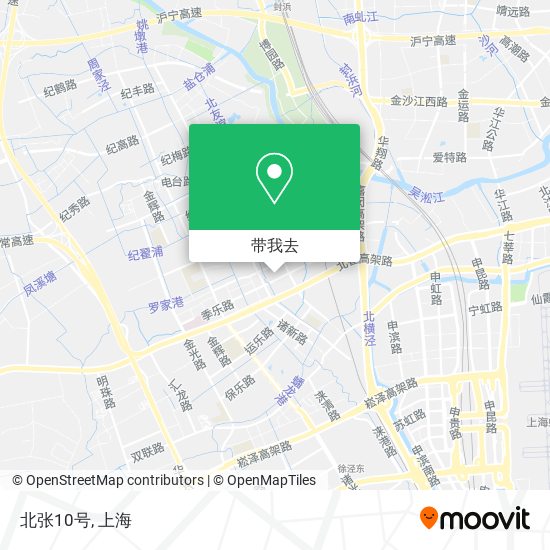 北张10号地图