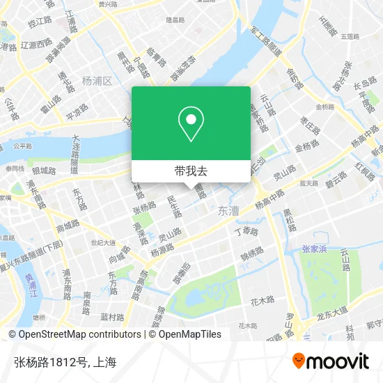 张杨路1812号地图