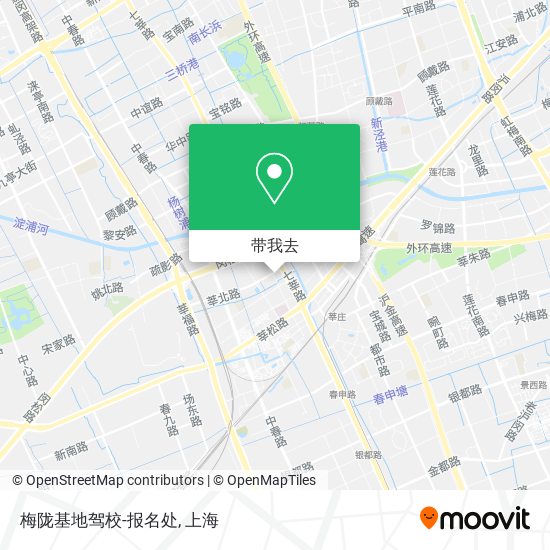 梅陇基地驾校-报名处地图