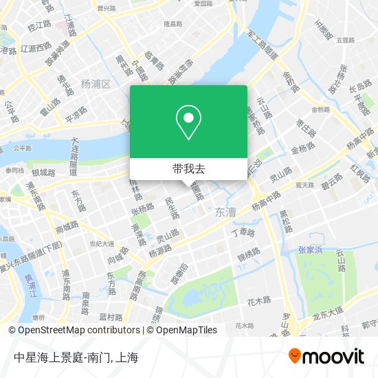 中星海上景庭-南门地图