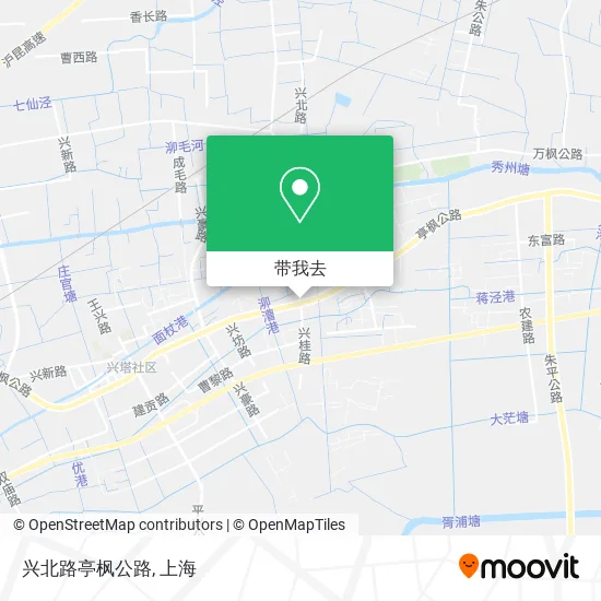 兴北路亭枫公路地图