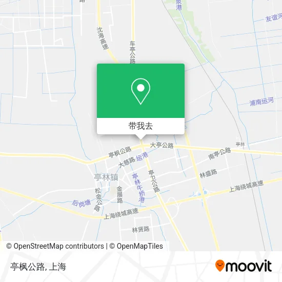 亭枫公路地图