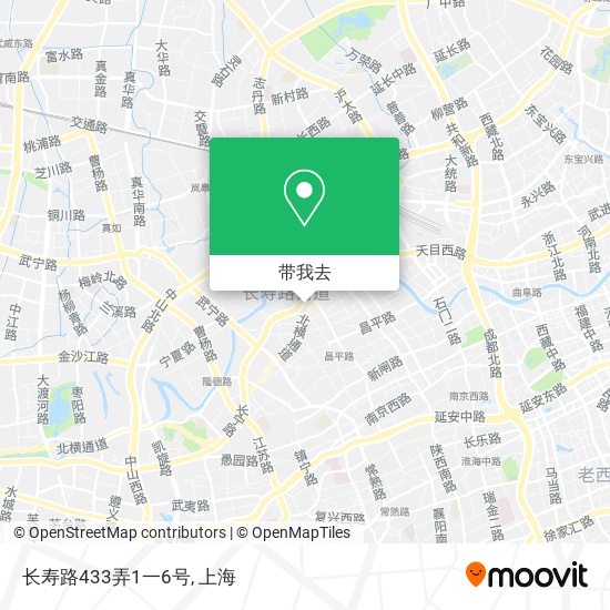 长寿路433弄1一6号地图