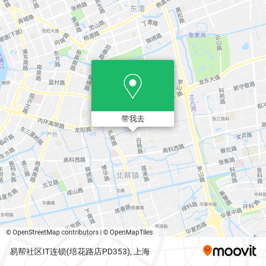 易帮社区IT连锁(培花路店PD353)地图