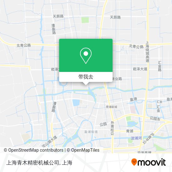 上海青木精密机械公司地图