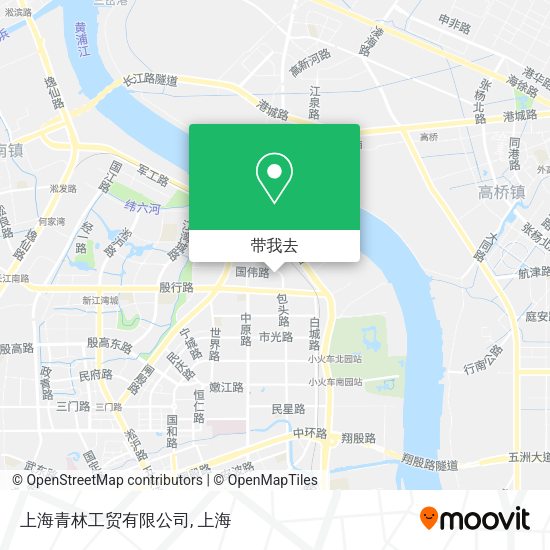 上海青林工贸有限公司地图