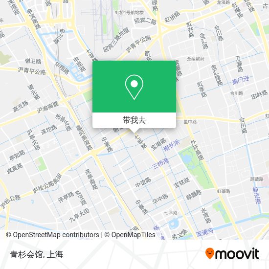 青杉会馆地图