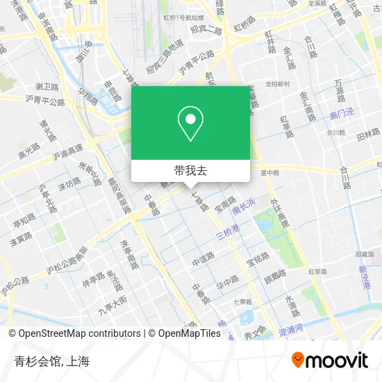 青杉会馆地图