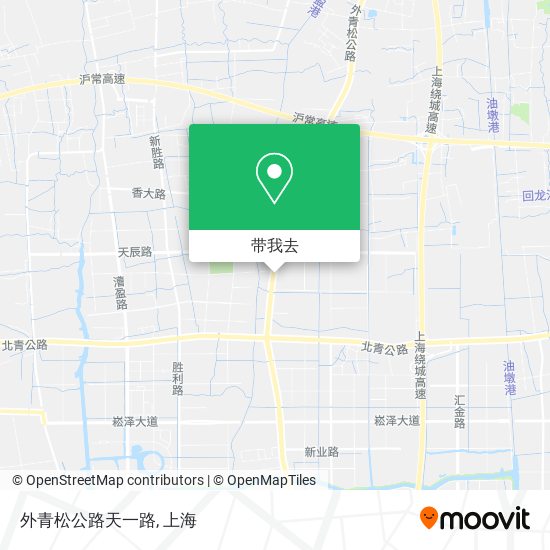 外青松公路天一路地图