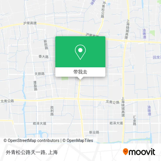 外青松公路天一路地图