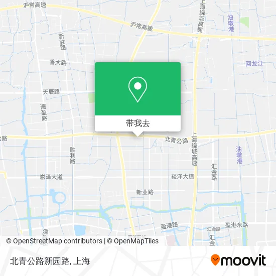 北青公路新园路地图