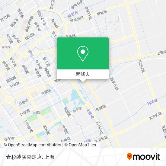 青杉装潢嘉定店地图