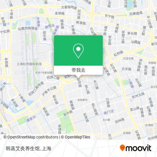 韩蒸艾灸养生馆地图