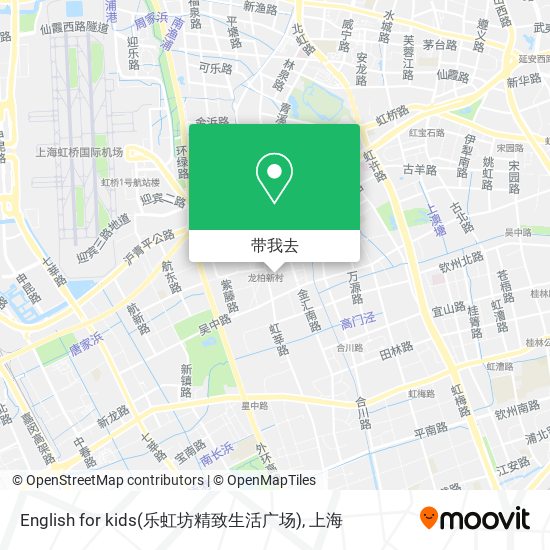 English for kids(乐虹坊精致生活广场)地图