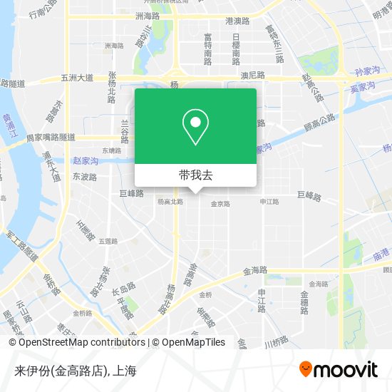 来伊份(金高路店)地图