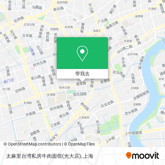 太麻里台湾私房牛肉面馆(光大店)地图