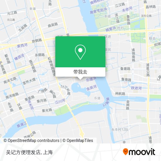 吴记方便理发店地图