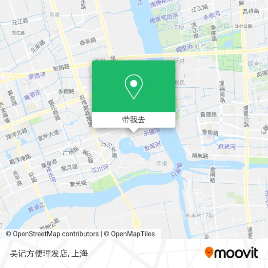 吴记方便理发店地图