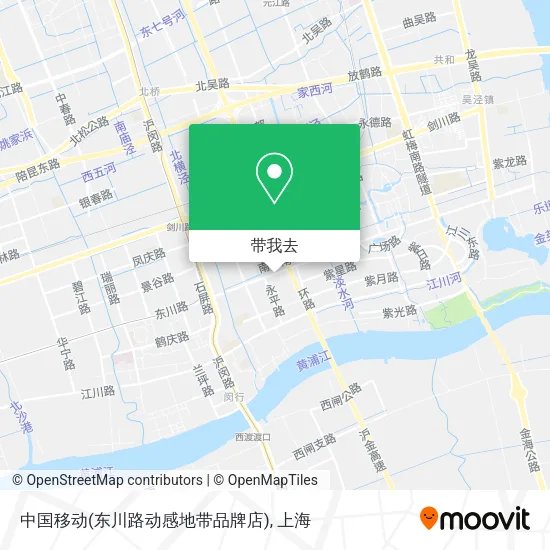 中国移动(东川路动感地带品牌店)地图