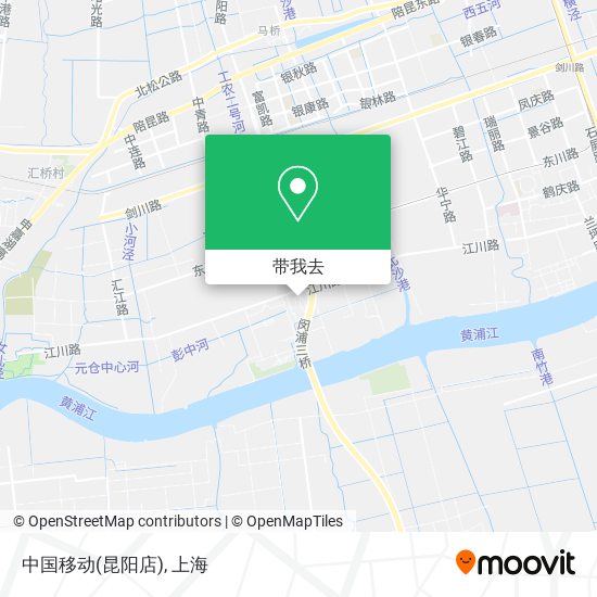 中国移动(昆阳店)地图